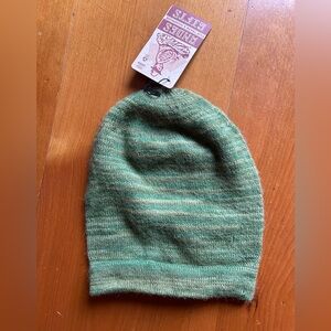 Hand Knit Fair Trade Green Knit Hat